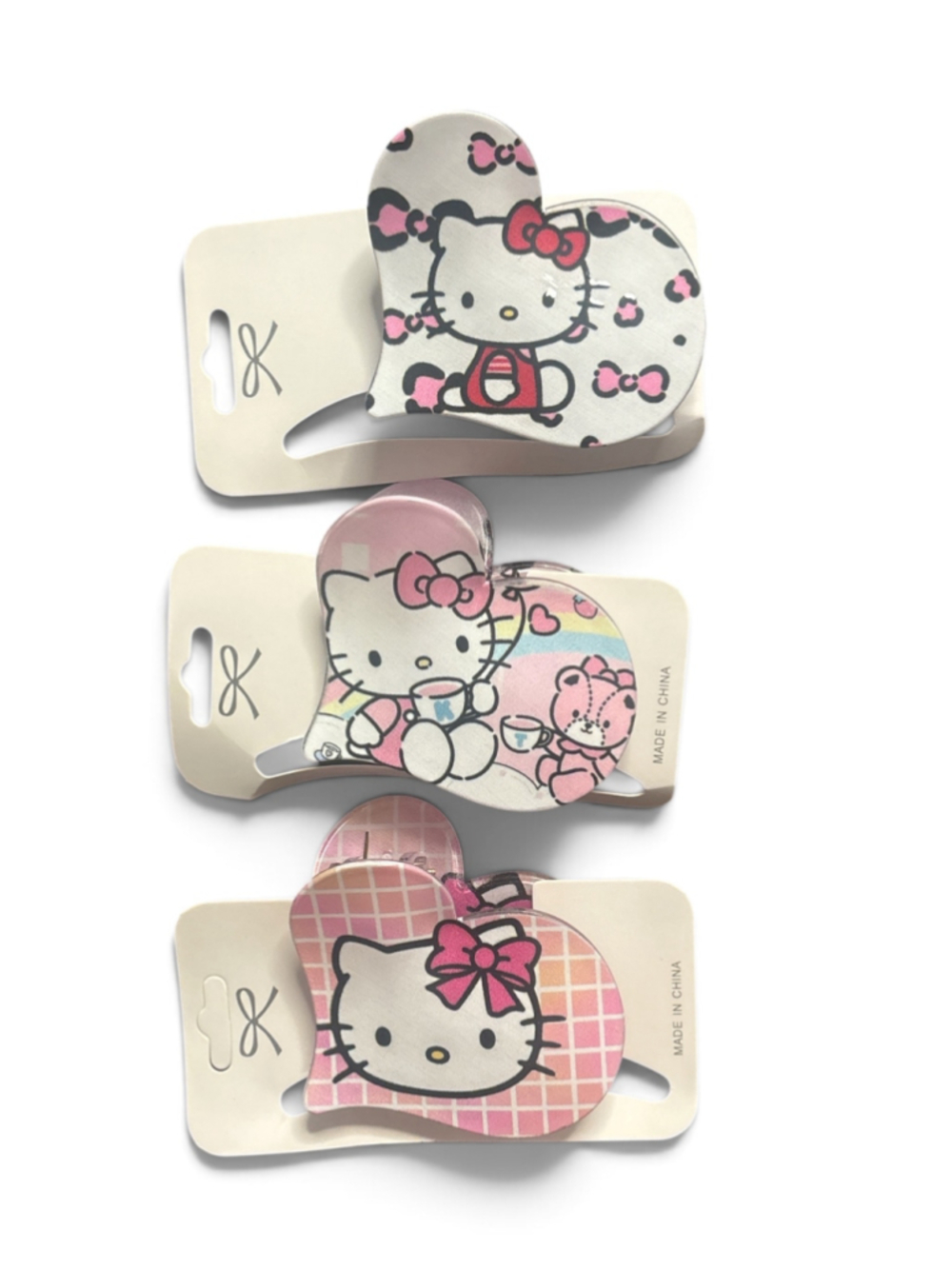 Sanrio Hello Kitty Hair Claw Clips Set of 3